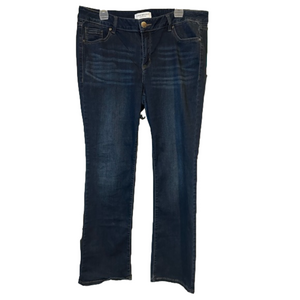 LANE BRYANT Size 16 Dark Wash Straight Leg Jeans